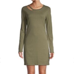 NWT n:PHILANTROPHY Francis Tee Dress Olive Green